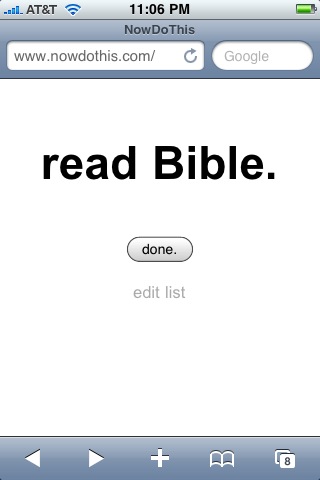 iPhone screenshot: nowdothis.com
